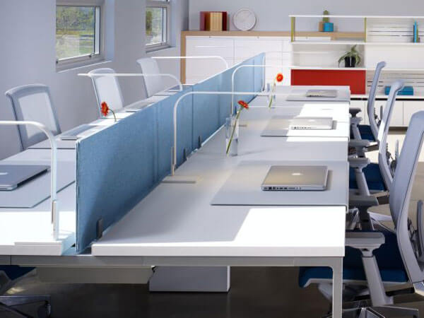 Desks, Chairs, Partitions