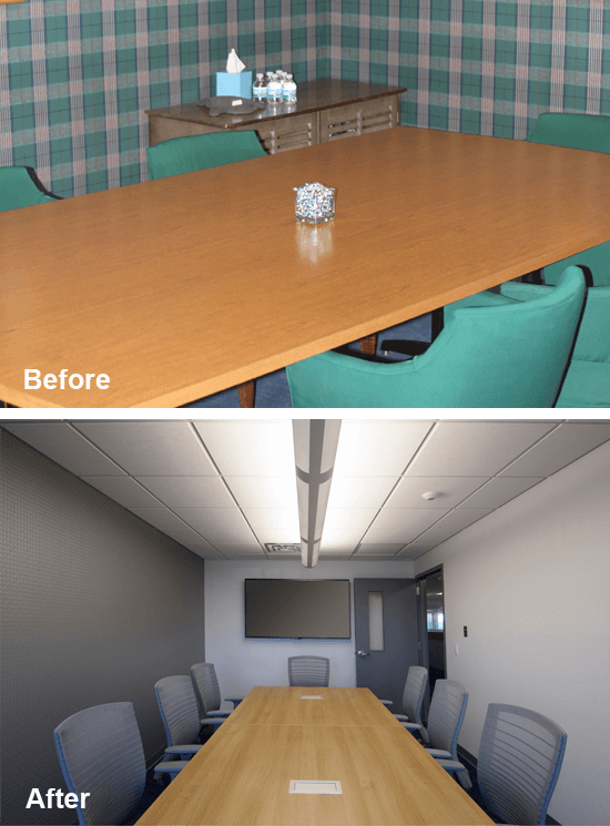 Fox Conference Room Before & After